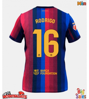 Barcelona Rodri Hernandez #16 Replica Home Stadium Shirt 2026-27 Short Sleeve